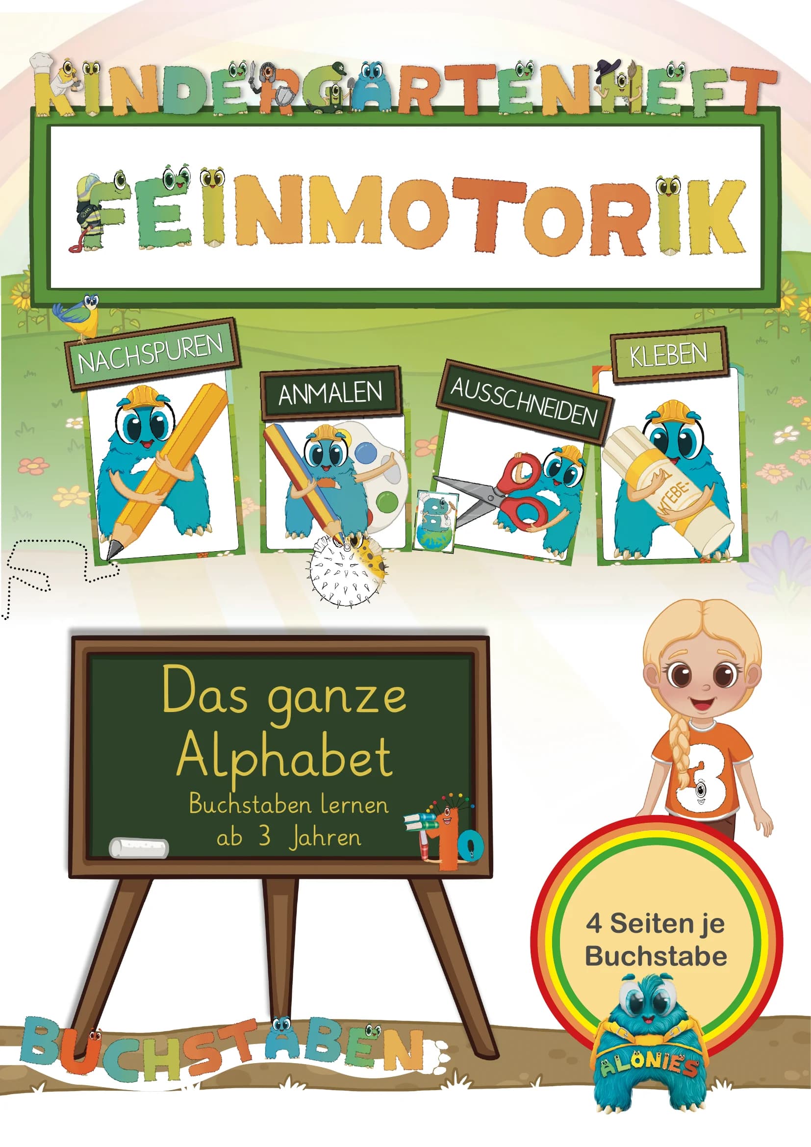 Kindergartenheft Buchstaben zuordnen