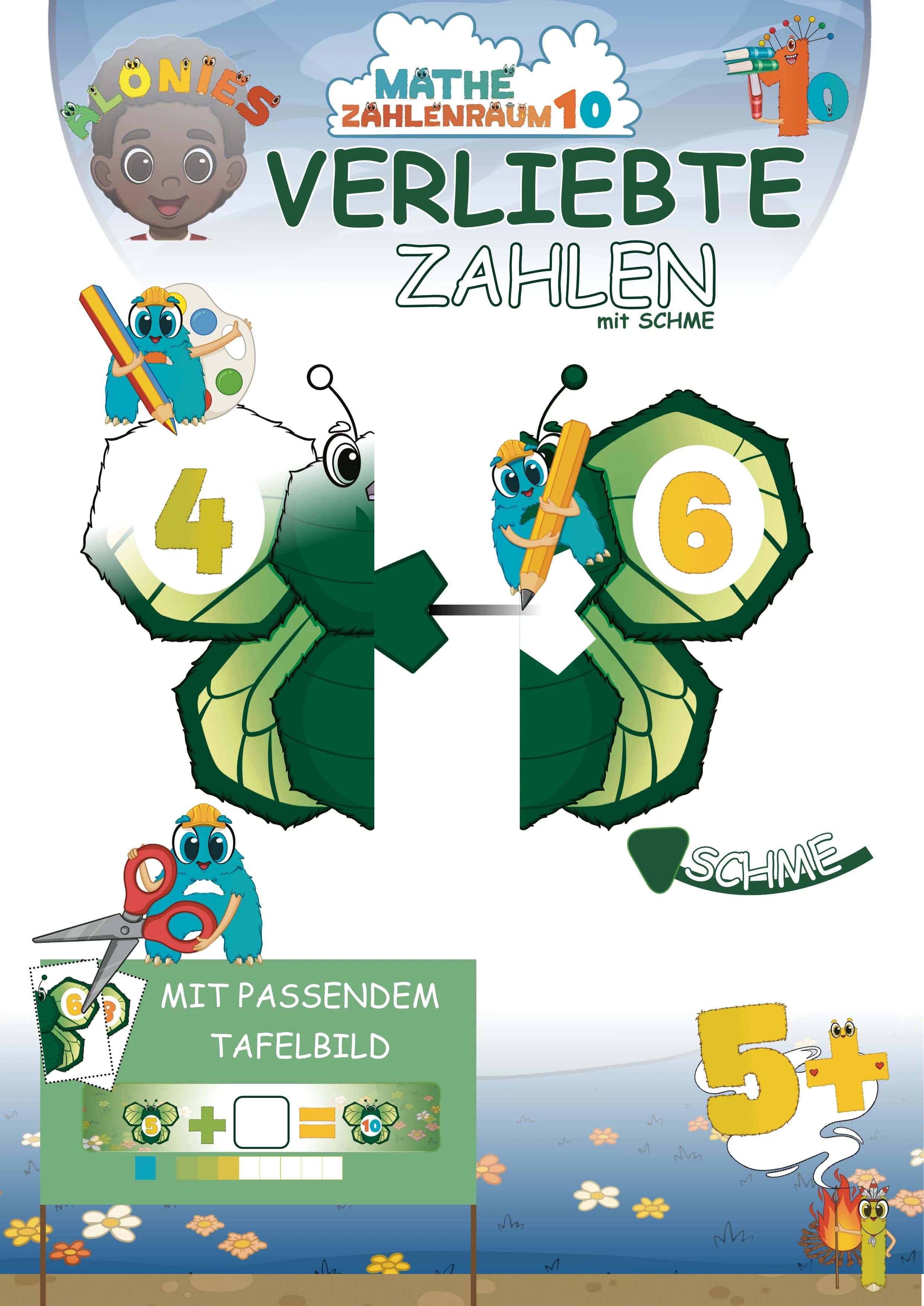 Verliebte Zahlen im Zahlenraum 10