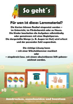 Klammerkarten Mengen und Zahlen ZR 10 Ansicht 2