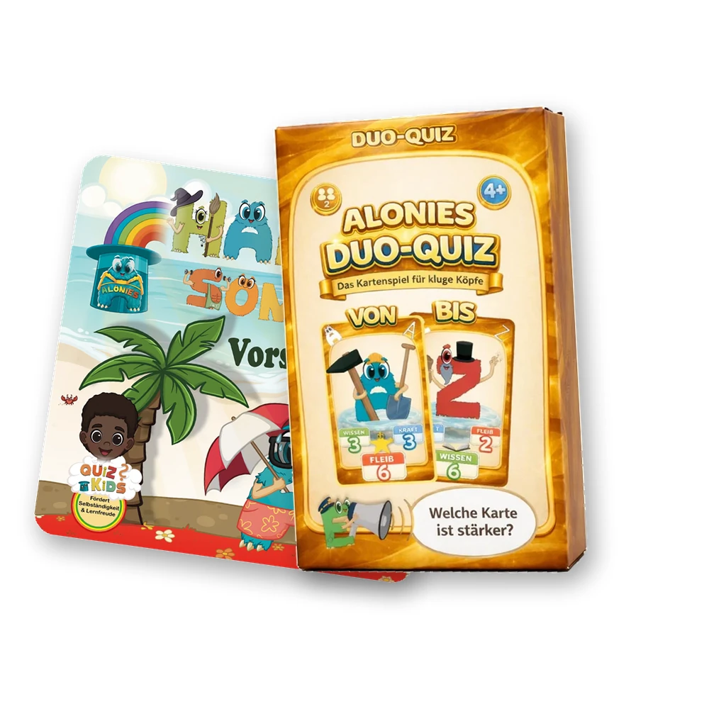 QuizKids Buch nach Wahl + Kartenspiel