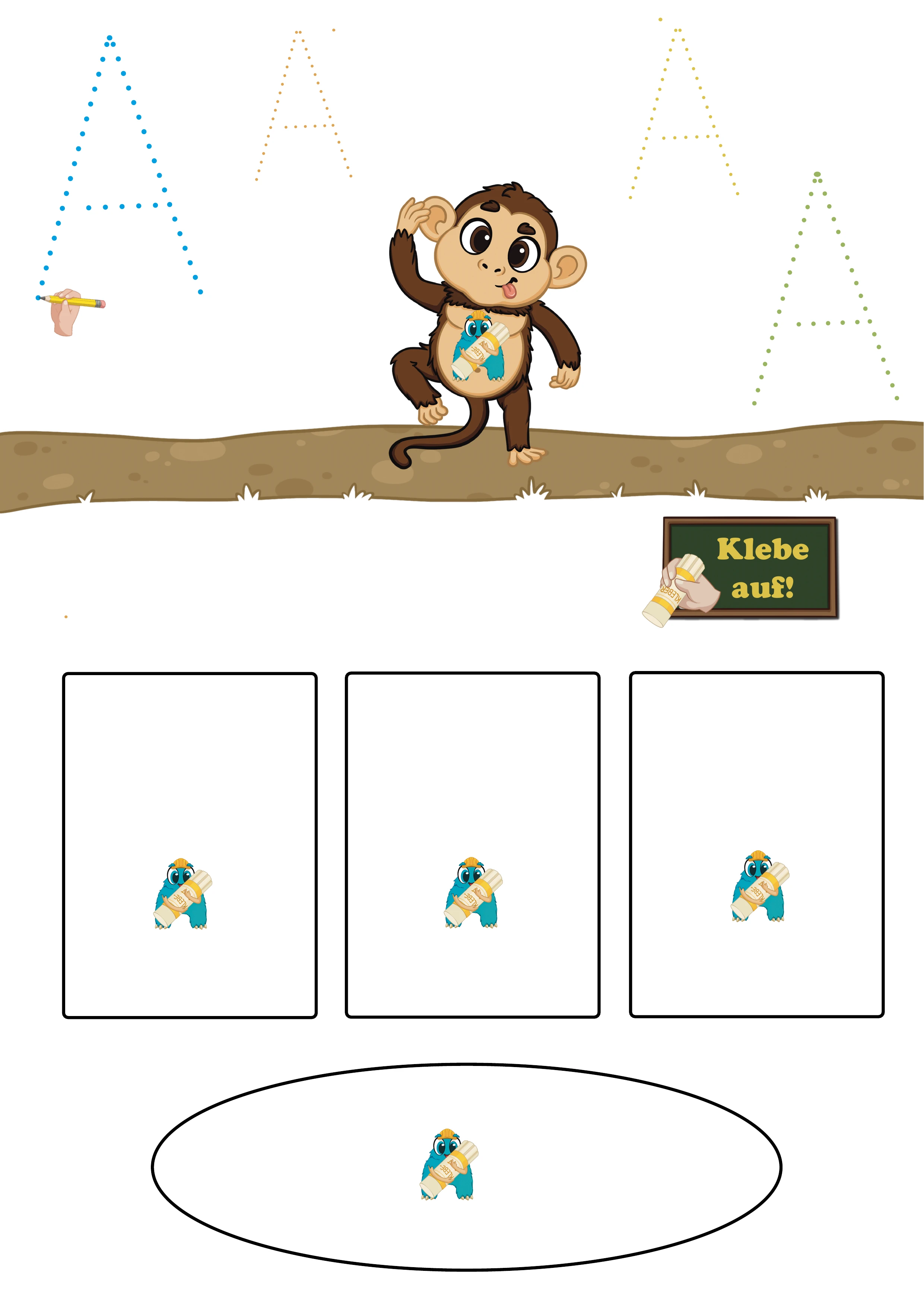 Alphabet Lernheft A bis Z Ansicht 4
