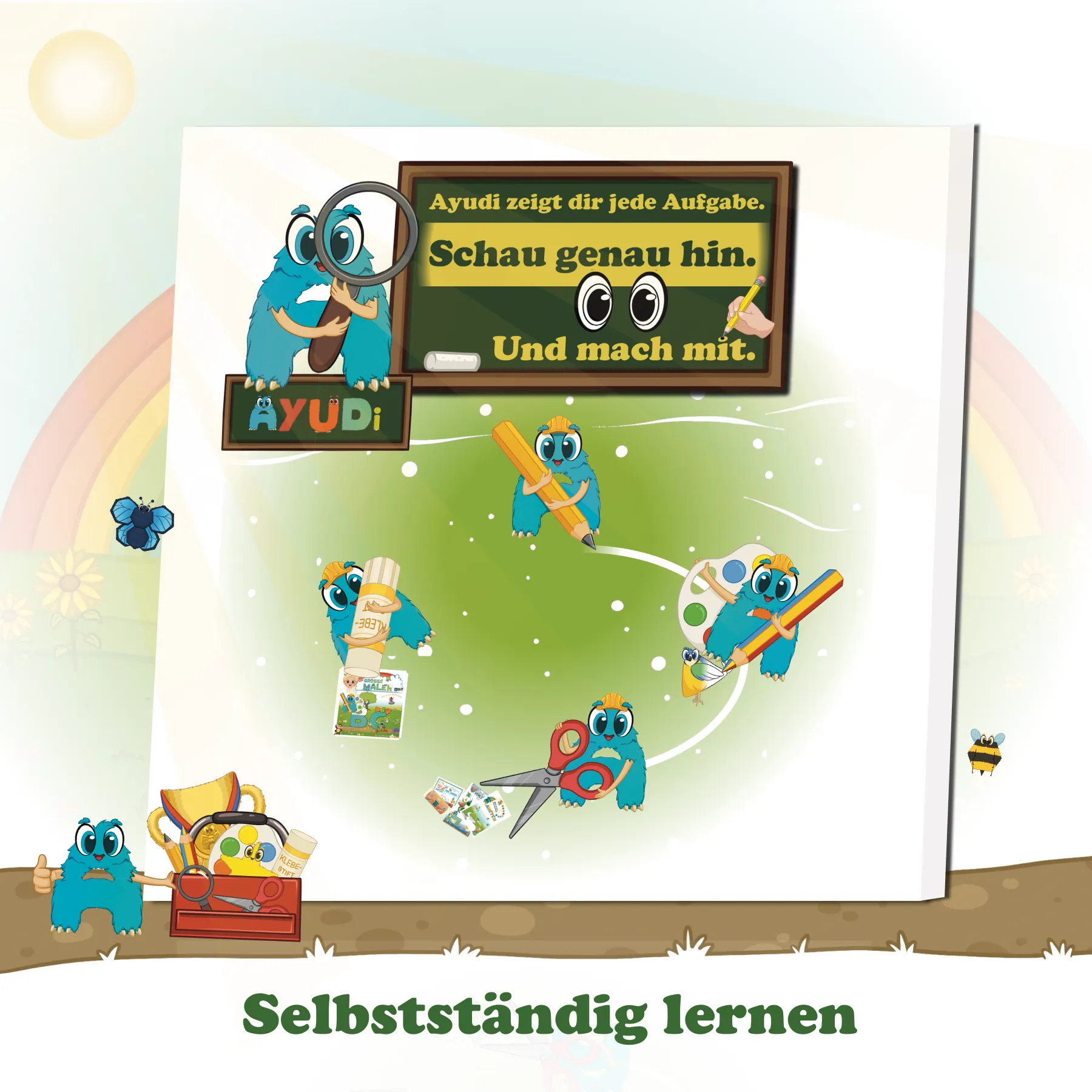 Mein Kindergarten Schulheft mit Lucia Ansicht 2