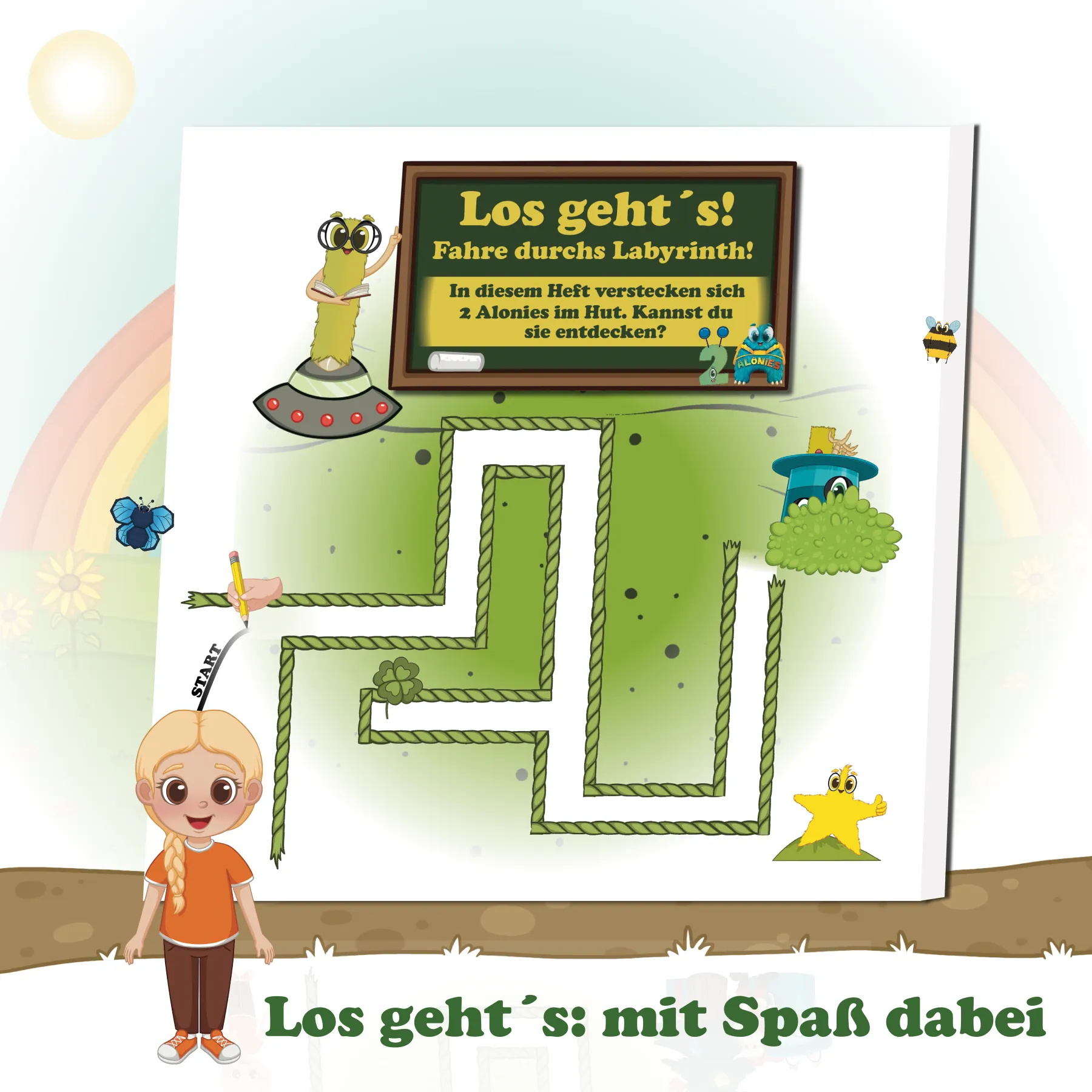 Mein Kindergarten Schulheft mit Lucia Ansicht 4